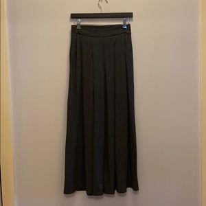 Uniqlo wide leg high water pants grey/small